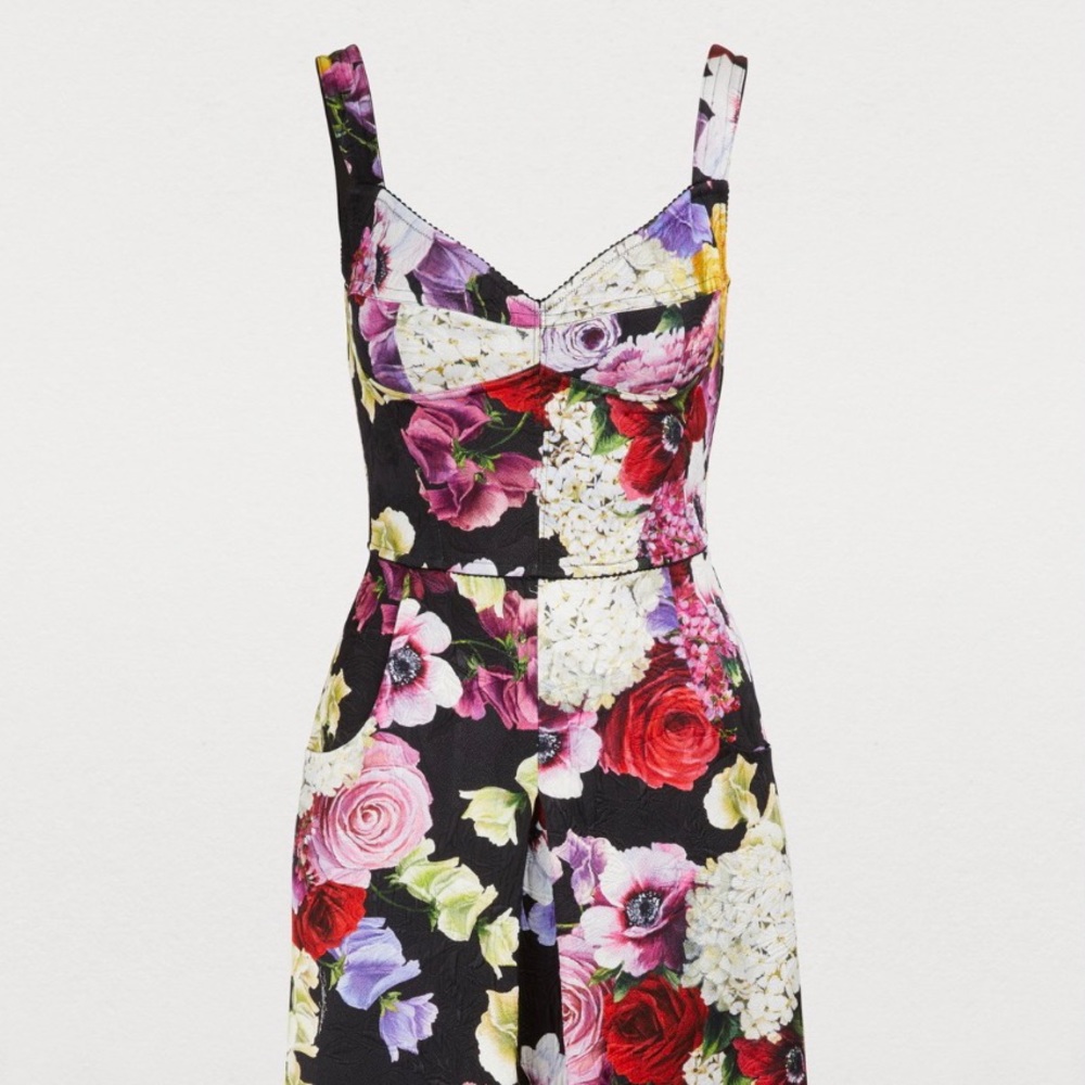 NWT dolce and Gabanna floral bustier dress size 0 - Picture 3 of 7